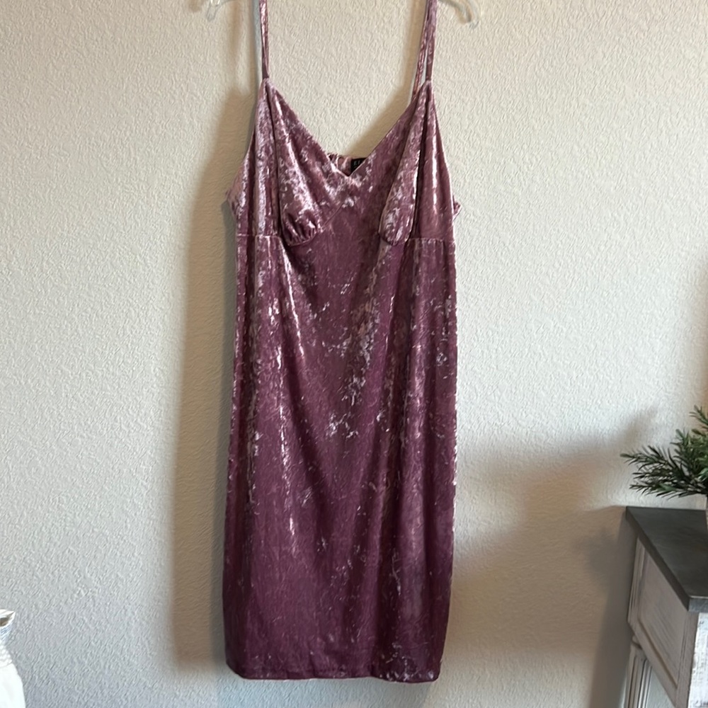 Velvet crush dress
